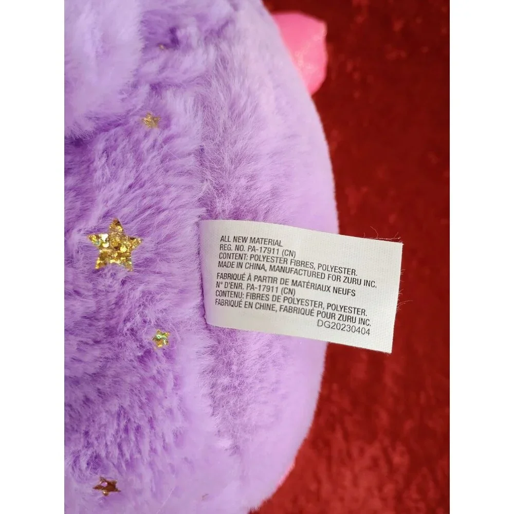 ZURU Plush Bunny‎ Rabbit Rainbocorn Sweet Shake Surprise Stuffed Purple Pink